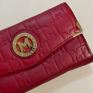 PRELOVED METROCITY RED SHORT TRIFOLD LEATHER WALLET, Women's Fashion, Bags  & Wallets, Wallets & Card holders on Carousell