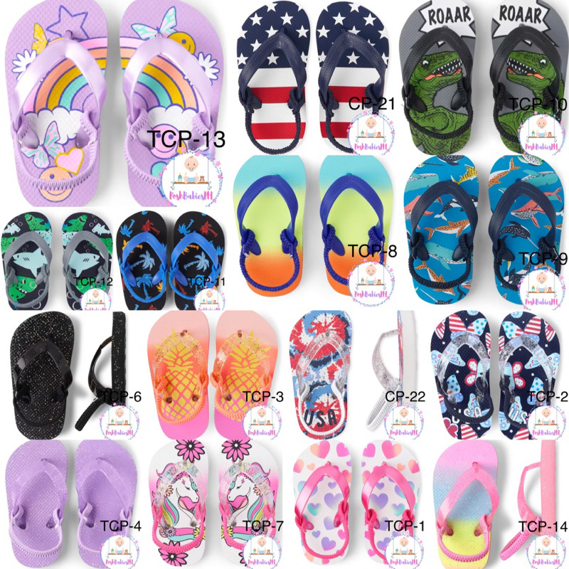 The Children s Place Slippers Flops 12 MONTHS to 5 YRS OLD