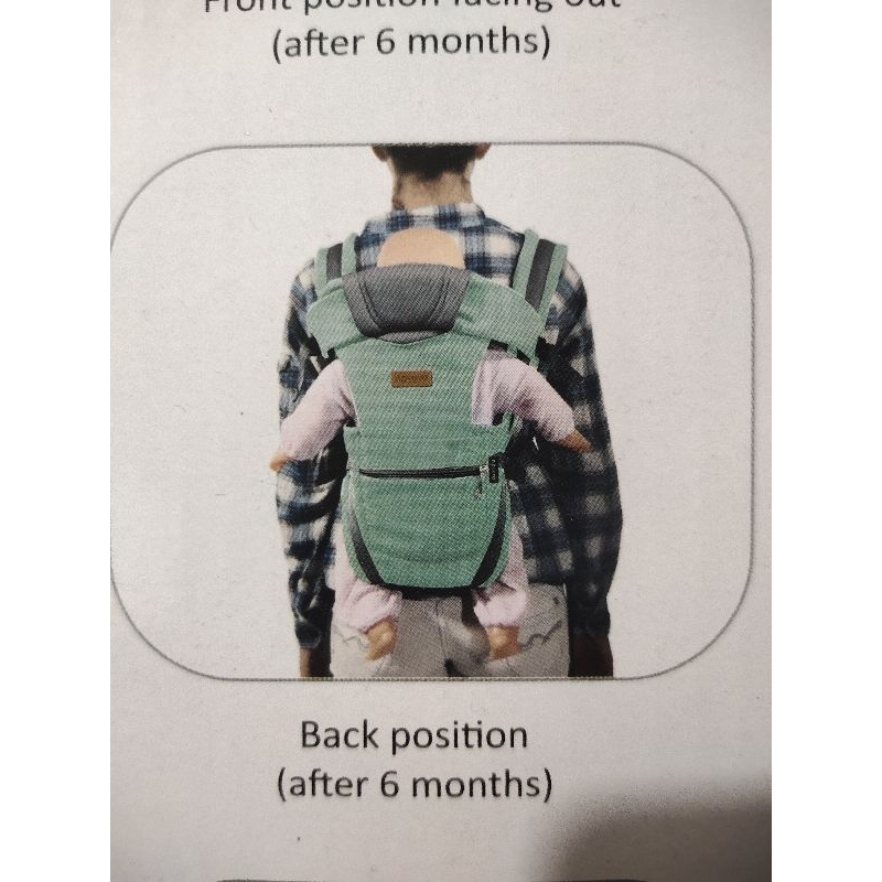 APRUVA 4 in 1 Baby Soft Carrier (BLUE) Shopee Philippines