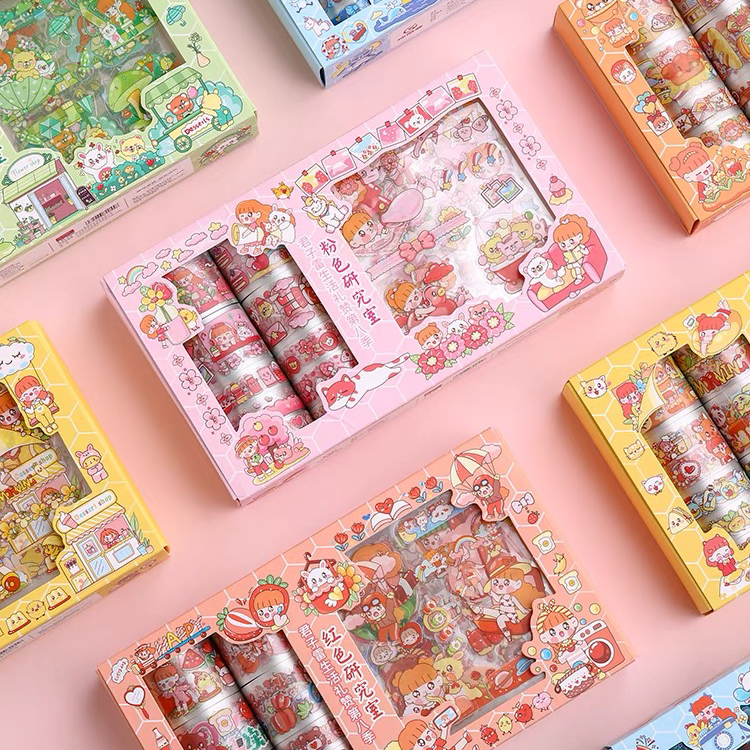 20 sheets/box, 10 stickers + 10 rolls of sticker tape, hand account ...