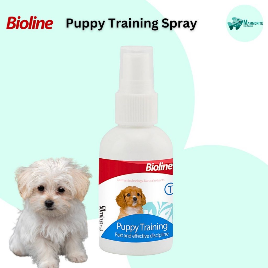 Bioline Puppy Potty Training Spray 50ml & 120ml Puppy Pee Training