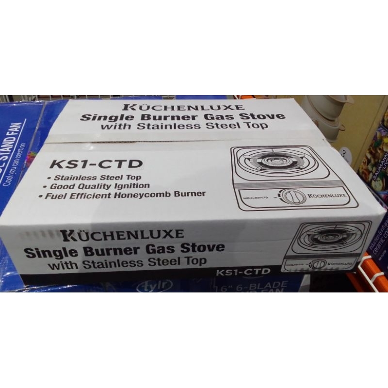 KUCHENLUXE STAINLESS STEEL SINGLE BURNER GAS STOVE MODEL KS1CTD