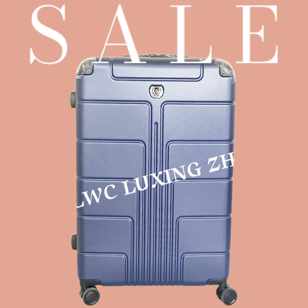 Rubberized Luggage 28 Inches Navy Blue Large size up to 35 kgs Business