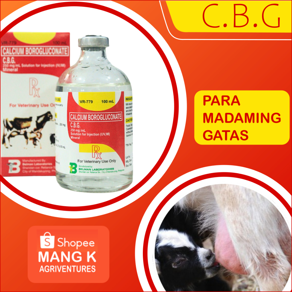 CBG 100ML Calcium Boro Gluconate Belman | Shopee Philippines