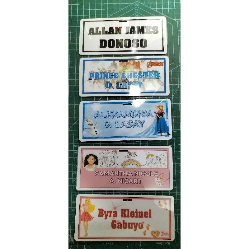 PVC nametag/customize design | Shopee Philippines