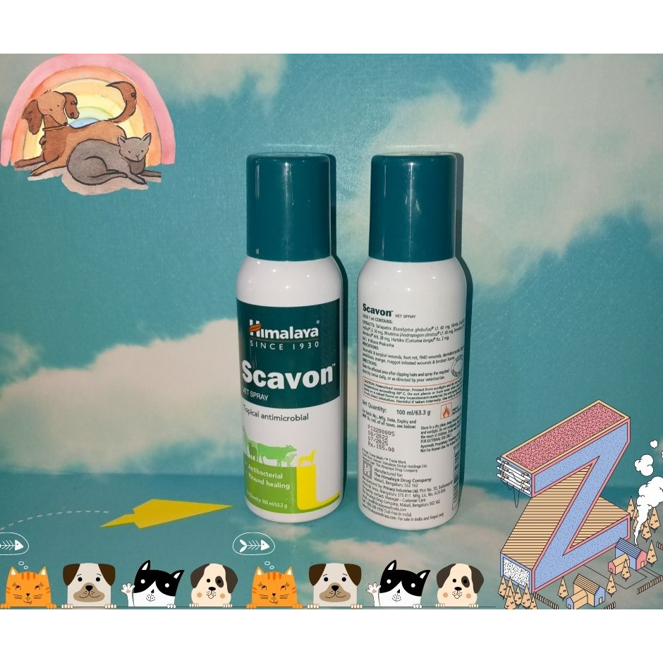 Himalaya Scavon Topical Wound Healer Vet Spray 100ml | Shopee Philippines