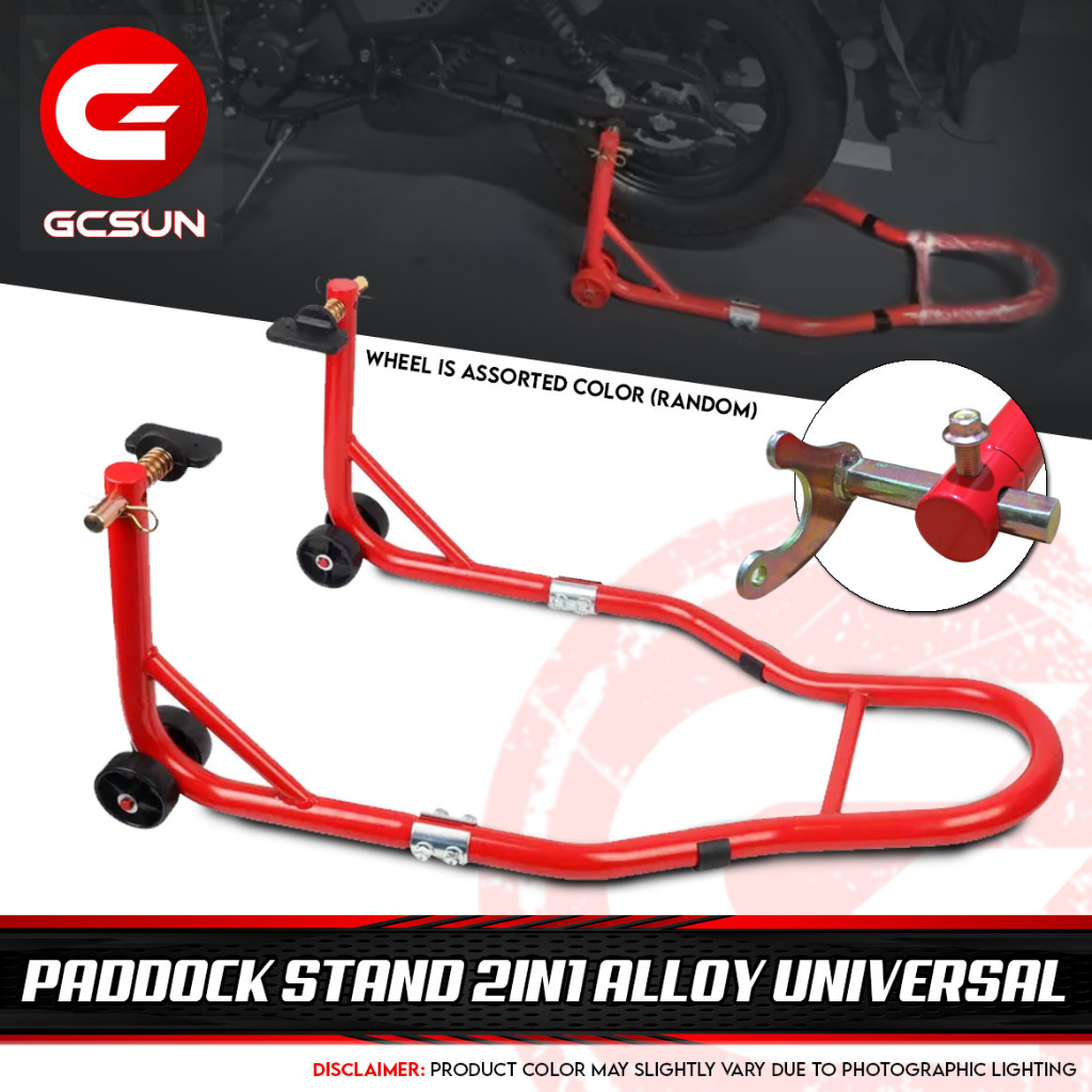 PADDOCKS STAND 2IN1 UNIVERSAL GCSUN MOTORCYCLE Shopee Philippines
