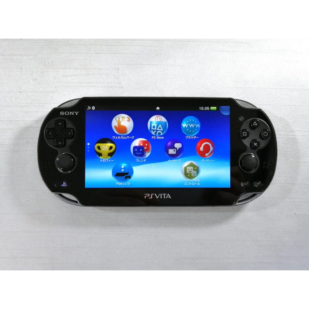 SONY PlayStation VITA PS Vita Console Only Crystal Black PCH 1000 FW