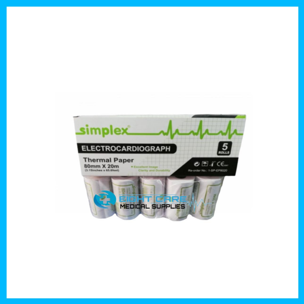 ECG Paper Electrocardiograph Thermal Paper 80mm x 20m Shopee Philippines