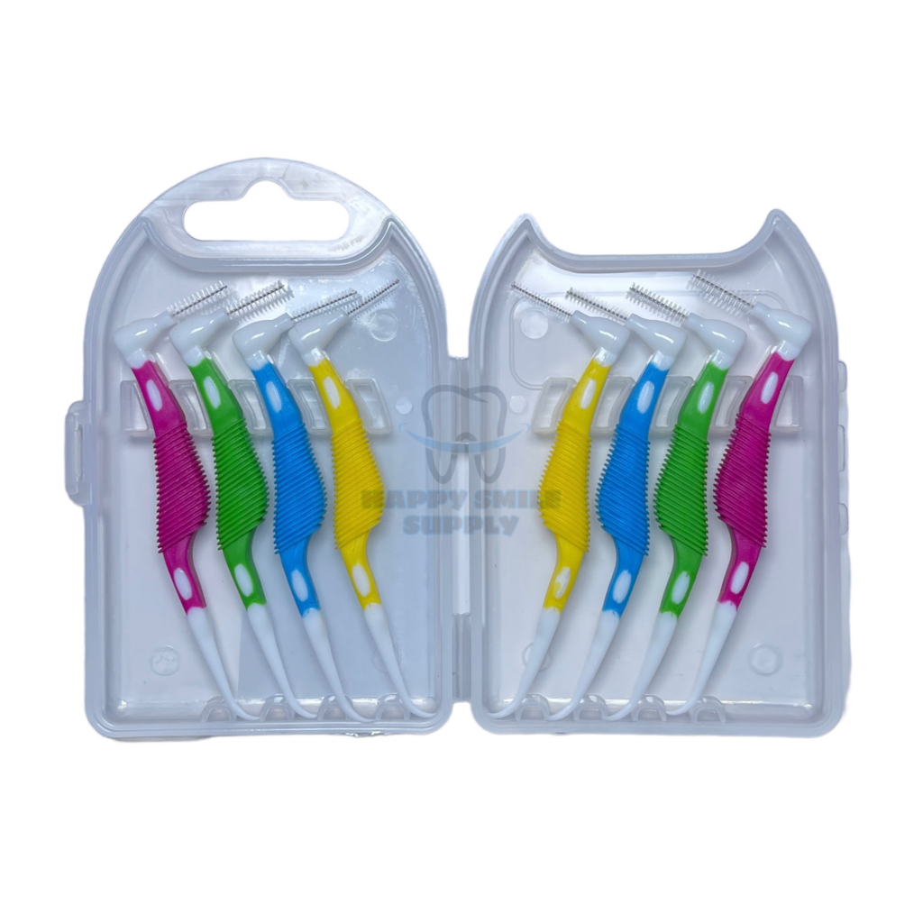 CoralClean Interdental Brush for Brace with Toothpick 8pcs 2 in 1 Oral