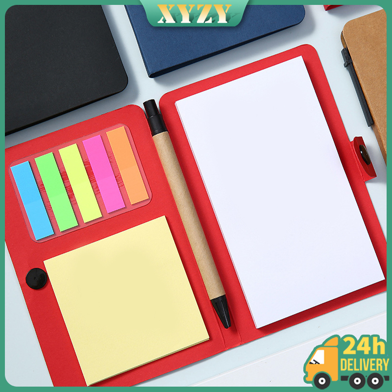 Office Stationery Notepad Kraft Paper Notebook Combination Notepad