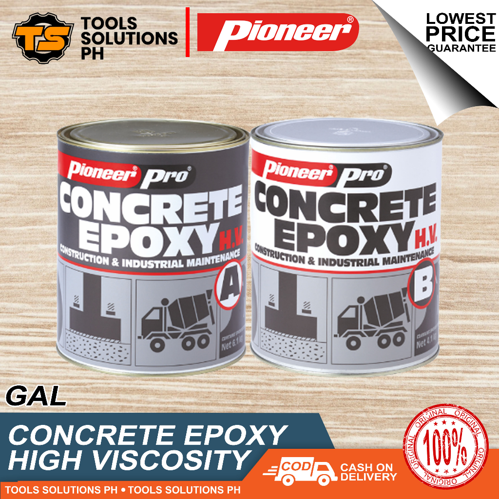 Pioneer Pro Concrete Epoxy High Viscosity Gallon Set Shopee Philippines
