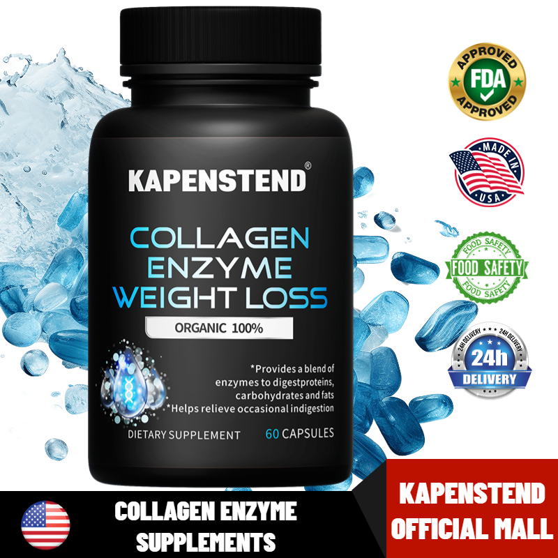 Enzyme Collagen Capsules,19 Enzymes to Support Gut Health, Bloating