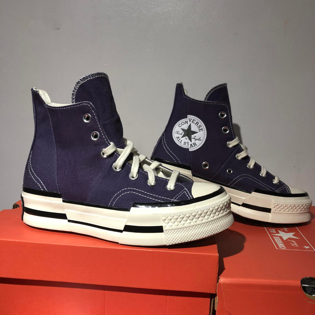 ORIGINAL CONVERSE CHUCK 70 PLUS HIGH PURPLE | A00866C | Shopee Philippines