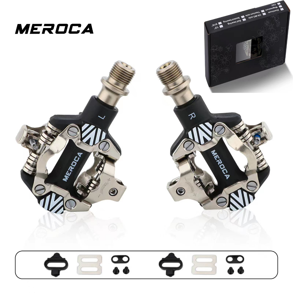 [Local ]MEROCA MTB Cleats Pedals Clipless Pedals Cycling Self-locking ...