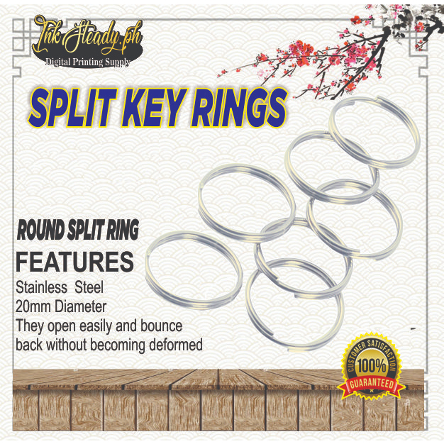 [100pcs/pack] split key ring 22mm | Shopee Philippines