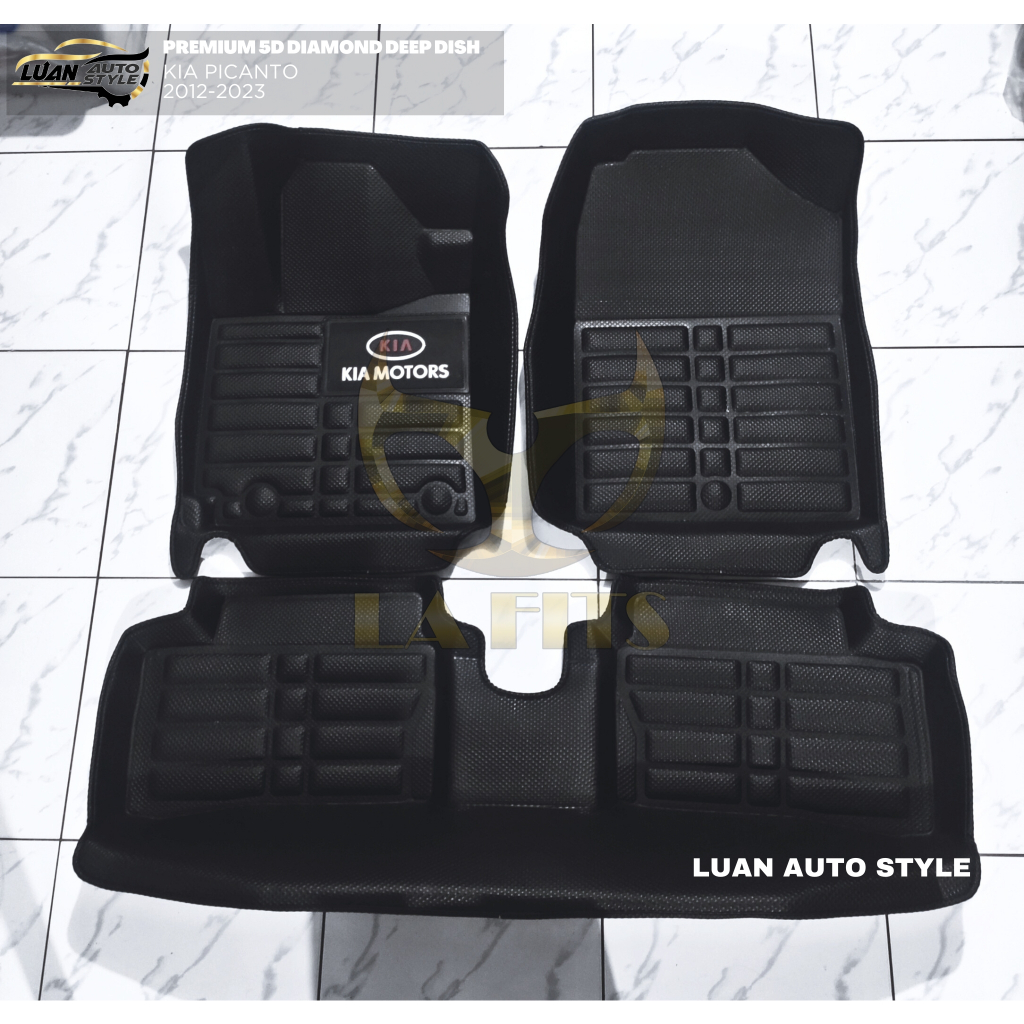 KIA PICANTO 20122023 PREMIUM DIAMOND DEEP DISH MATTING Shopee
