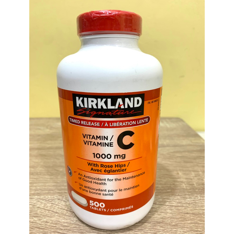 Kirkland Vitamin C with rose hips 500 tablets Shopee Philippines