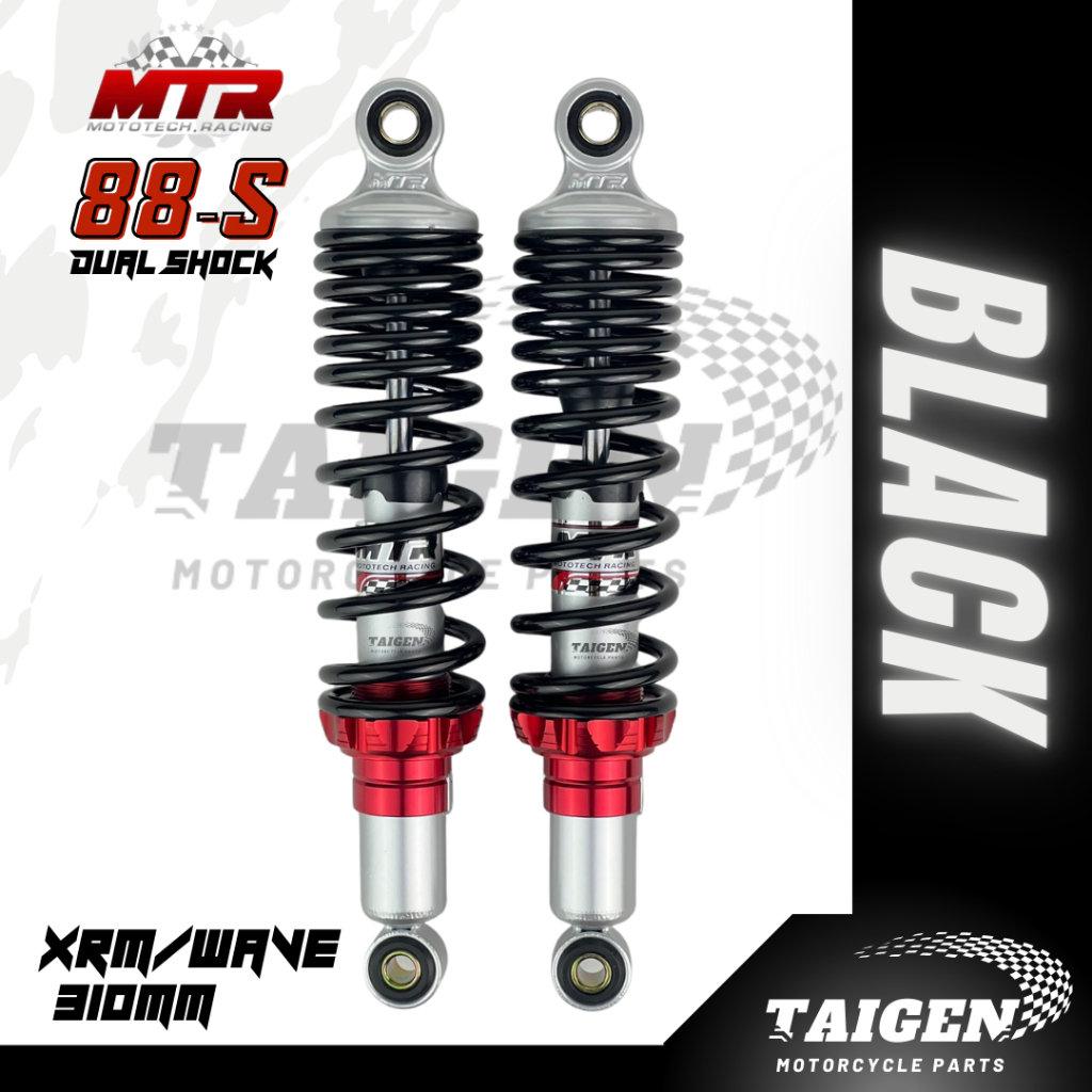 MTR Silver Series Xrm/Wave/Dash/Smash/Tmx 310mm Dual Rear Shock