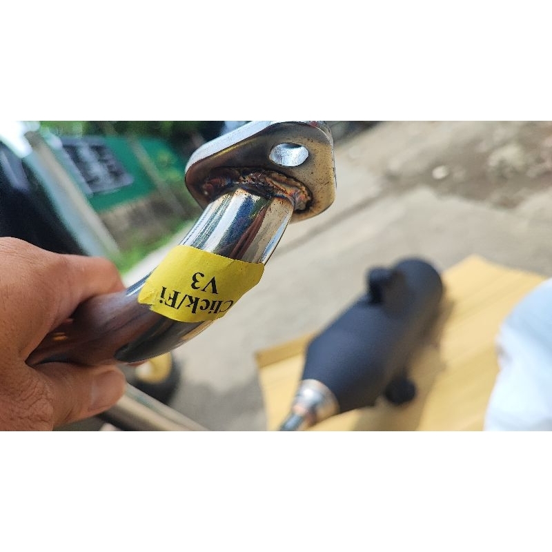 JVT PIPE V3 ADJUSTABLE WITH STAINLESS BLUE TIP FOR PCX/CLICK/M3 ...