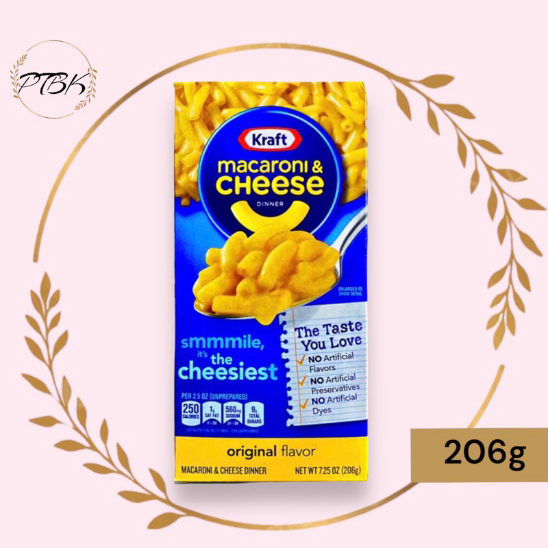 Kraft Original Macaroni And Cheese 206g Shopee Philippines