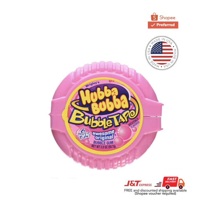 Hubba Bubba Bubble Tape Bubble Gum 56.7g Shopee Philippines