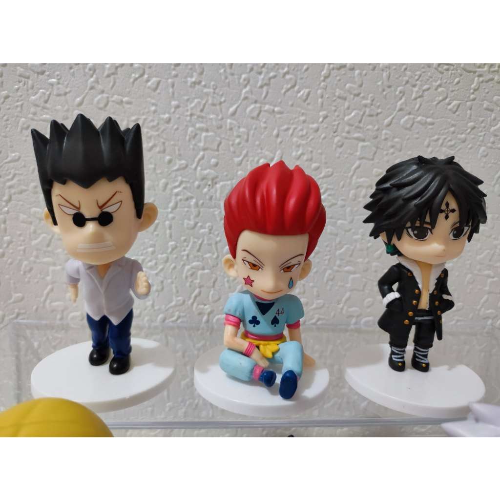 Hunter X Hunter Gon Killua Kurapika Hisoka Quwrof Leorio Set of 6 White ...