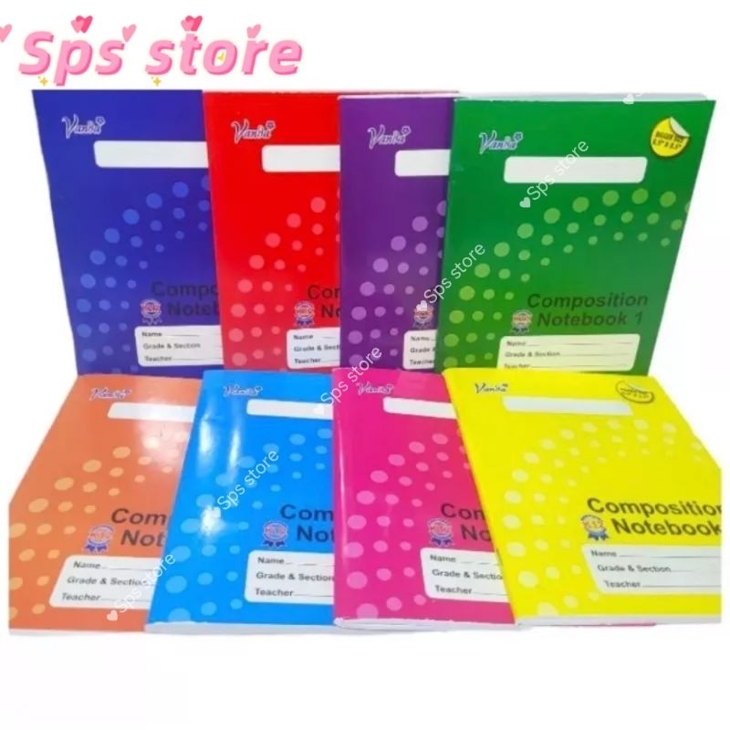 Vanda K12 Composition notebook grade 1&2 notes SPS COD Shopee