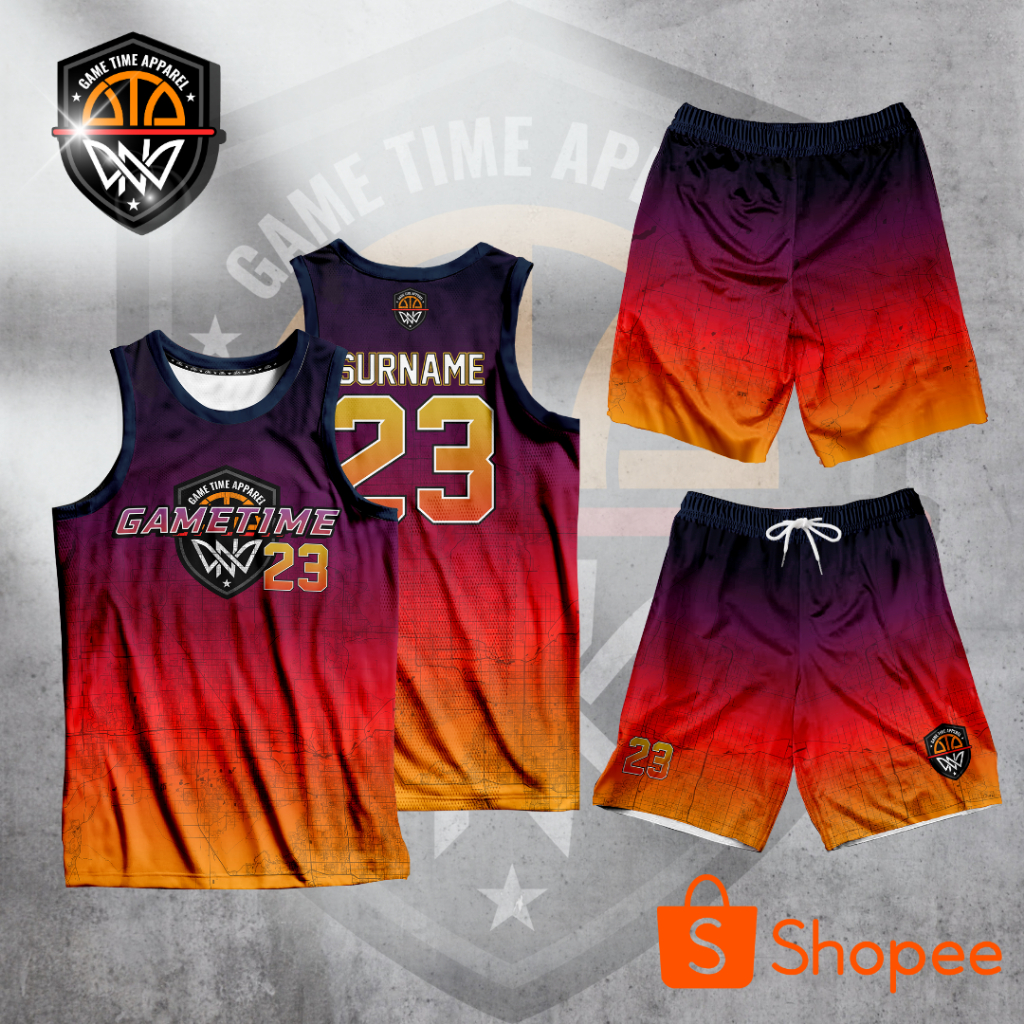 GTA Custom J055 Full Sublimation High Quality Basketball Jersey Shopee Philippines