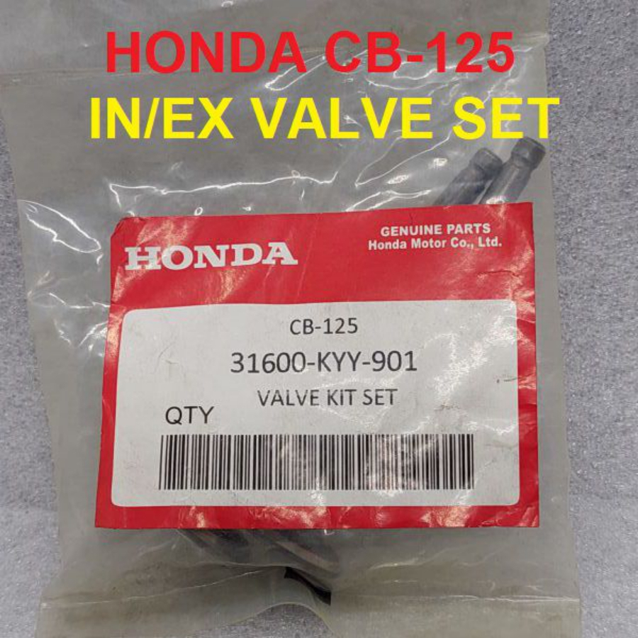 [KR] Honda CB125 Genuine ENGINE VALVE SET KIT (INTAKE / EXHAUST) 31600 ...