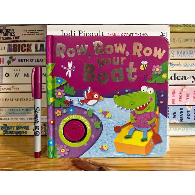 Preloved Row, Row, Row Your Boat Sound Book Board Book Children’s Book ...