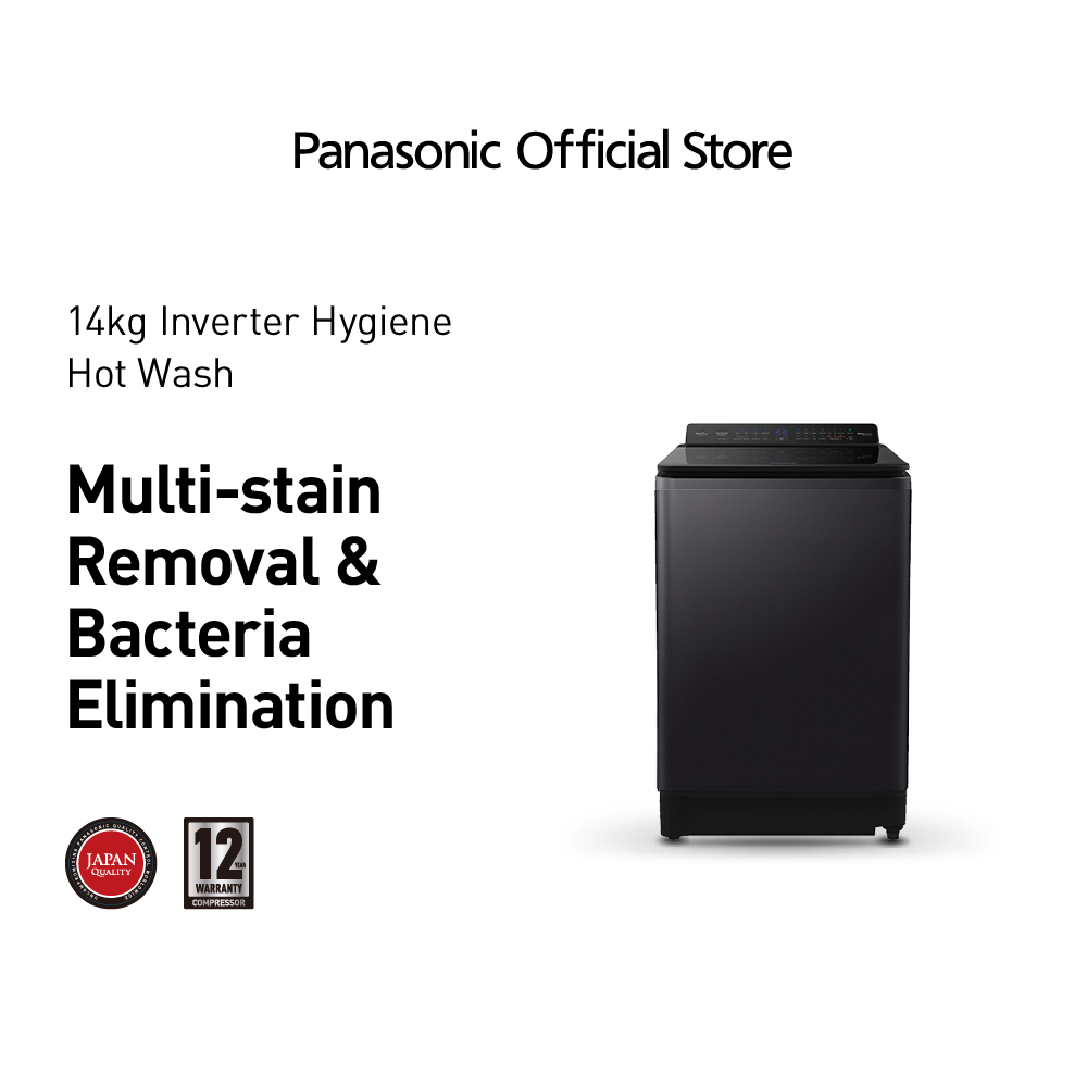 Panasonic NAFD14V1BRM Fully Automatic Top Load 14.0 Kg Inverter