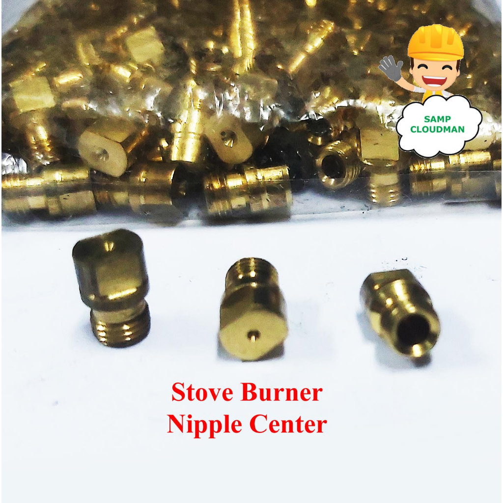 Gas Stove Burner Brass Nipple Center Per 3 Pieces Kalan Gas Center