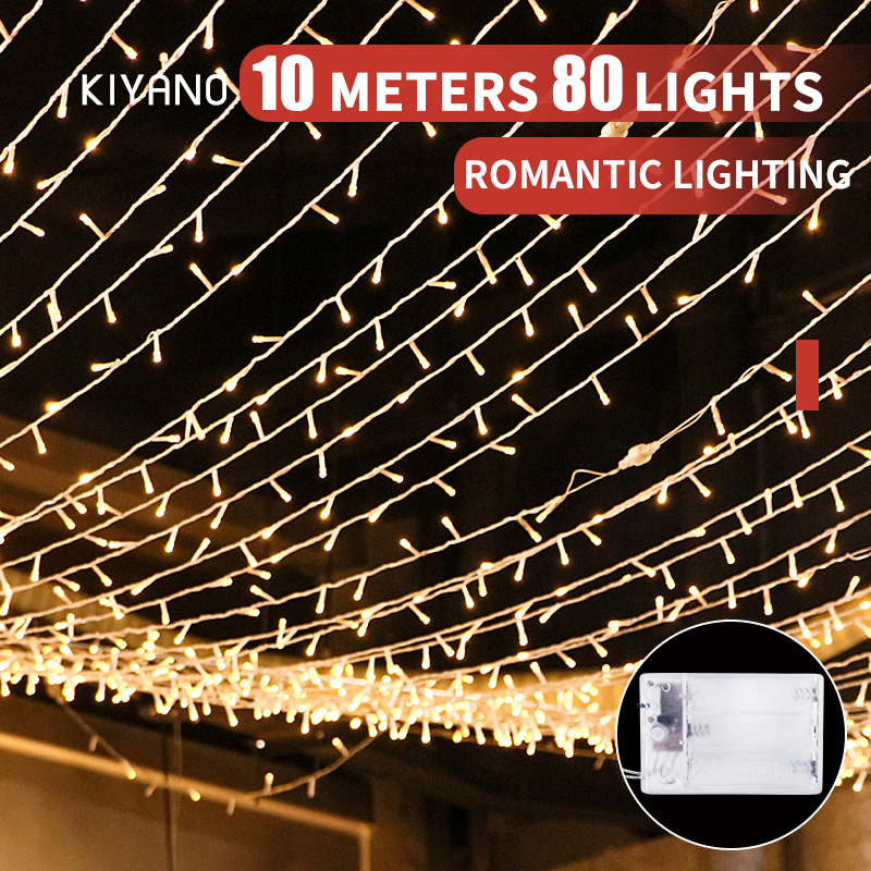 LED small lights flashing string lights outdoor waterproof colorful ...