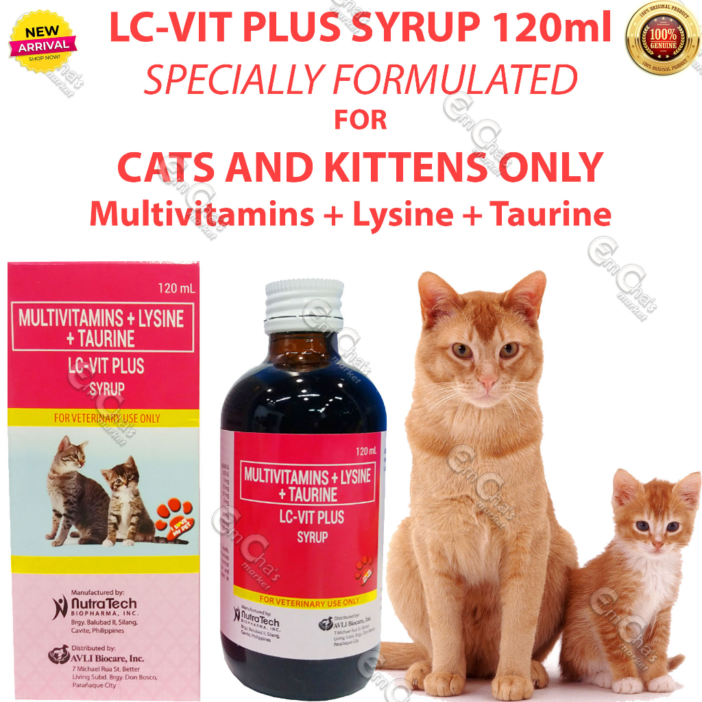 For Cats Only! LCCat LCcVit Plus 120ml (Large Bottle) Cat