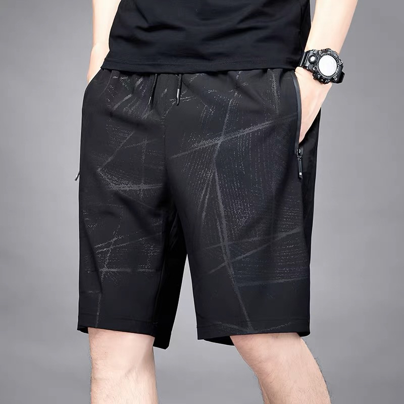 Plus Size XL-8XL Mens Short 2 pocket Running Beach Korean Fashion short ...