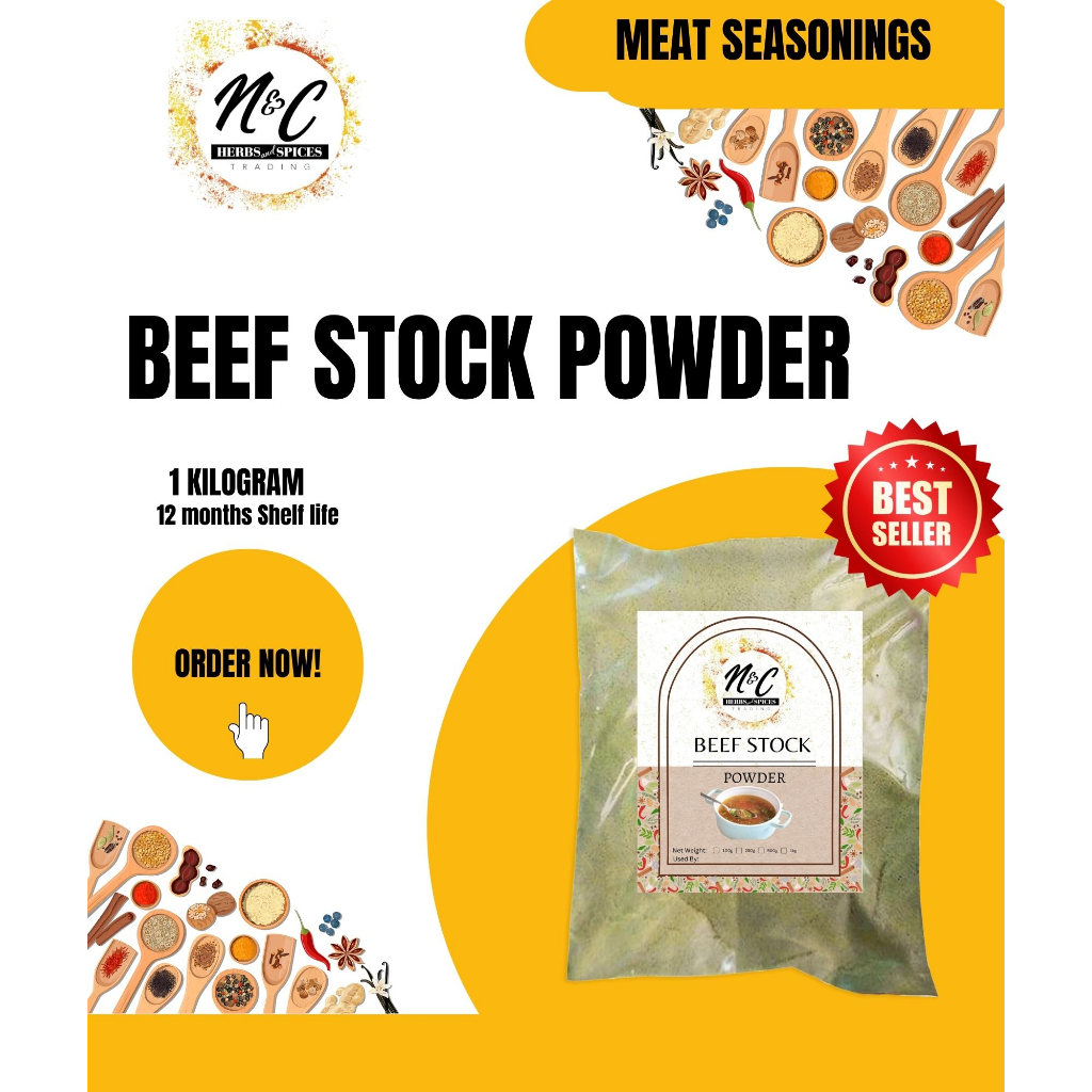 Beef Stock Powder 100g 250g 500g 1kg Herbs & Spices Shopee Philippines
