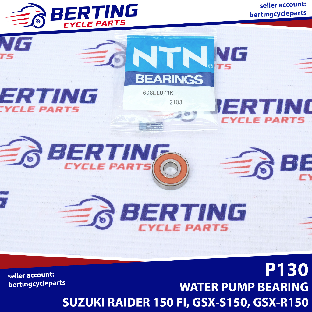 WATER PUMP BEARING Suzuki Raider 150 FI GSXS150 GSXR150 Genuine NTN