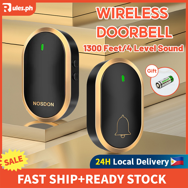 RULES Doorbell Wireless Waterproof Smart Home Door Bell With 60