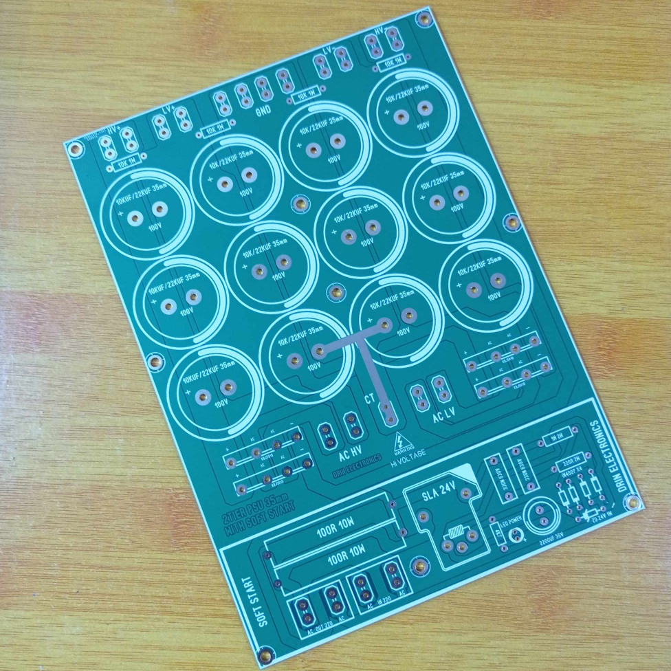 2 Tier Class H / Class G Power Supply Pcb Fr4 2 layer For Power