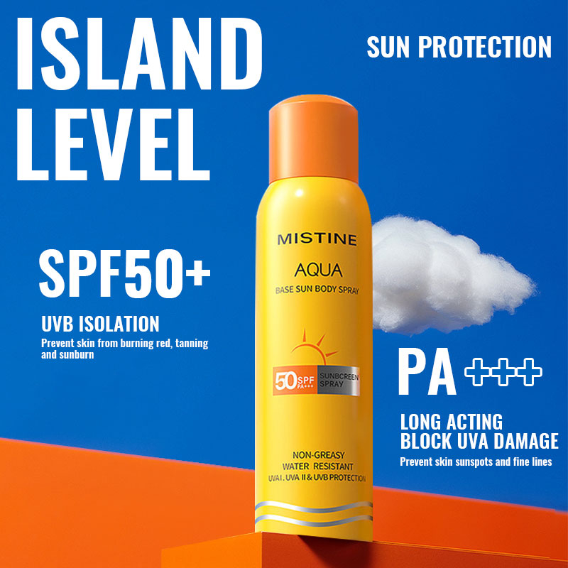 Mistine Sunscreen Spray Sunscreen spf 50 Cream female summer body face ...