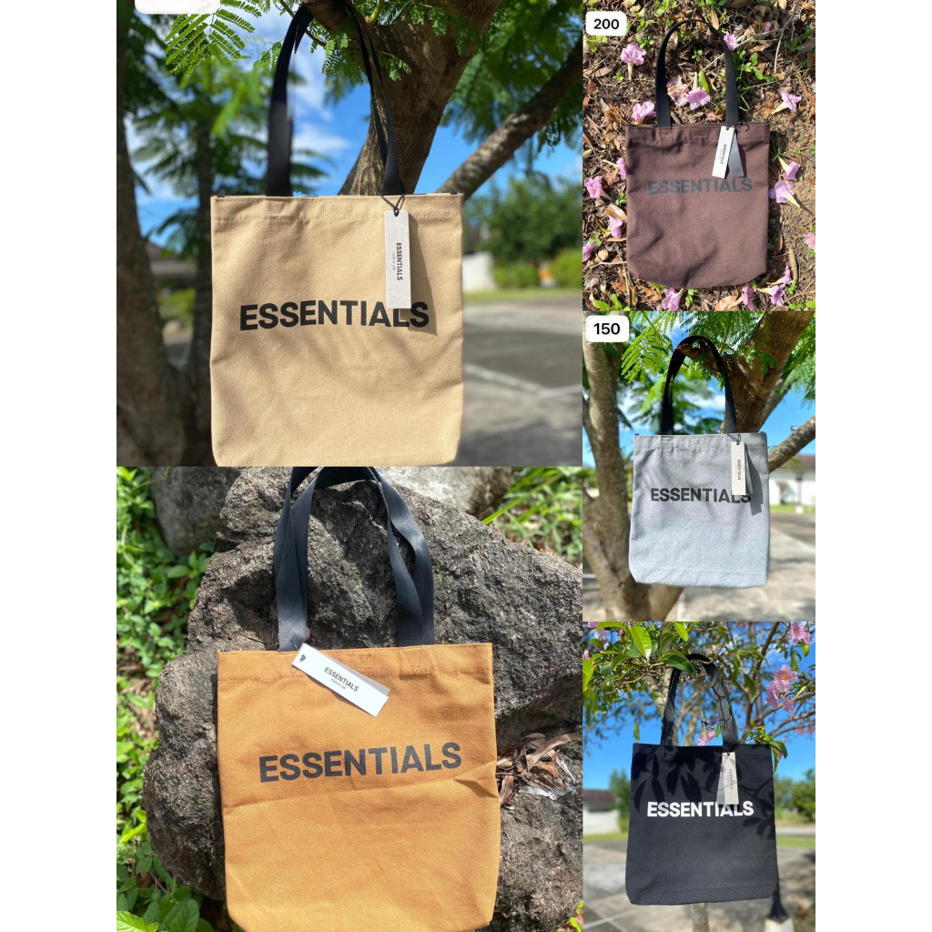 The Essentials Tote Bag Statement Tote Bag | Shopee Philippines