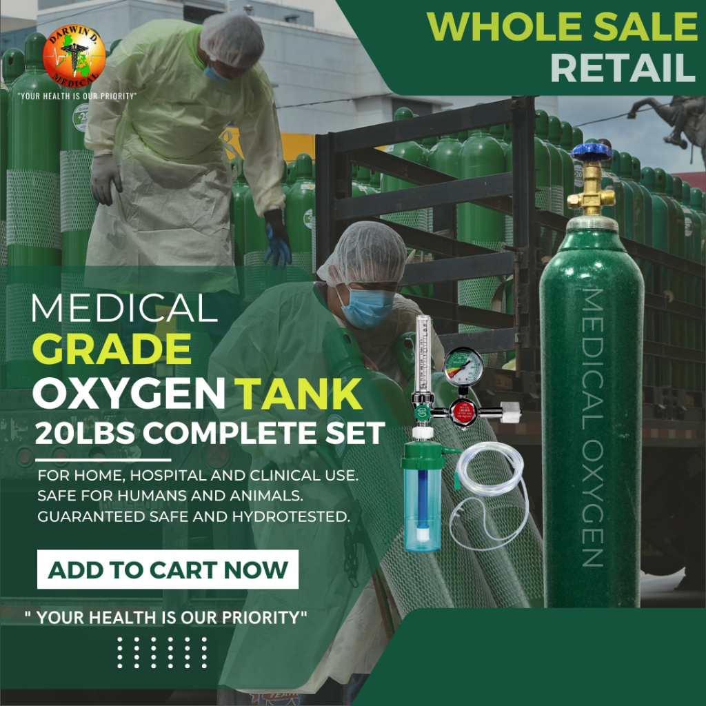 OXYGEN TANK 20LBS COMPLETE SET (WITH CONTENT READY TO USE) Shopee