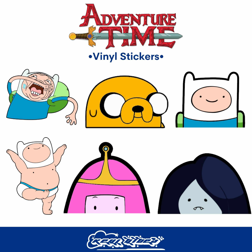 Adventure deals time sticker