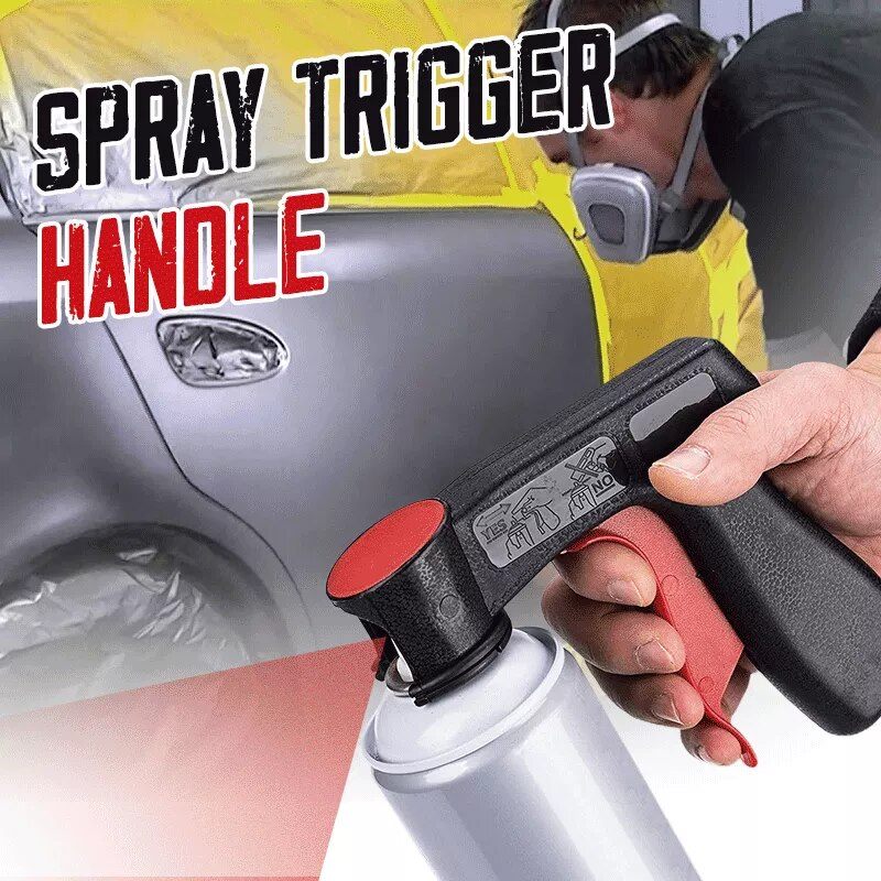 Universal Paint Can Pis tol Grip Trigger Spray Gun Adapter Aids Handle ...