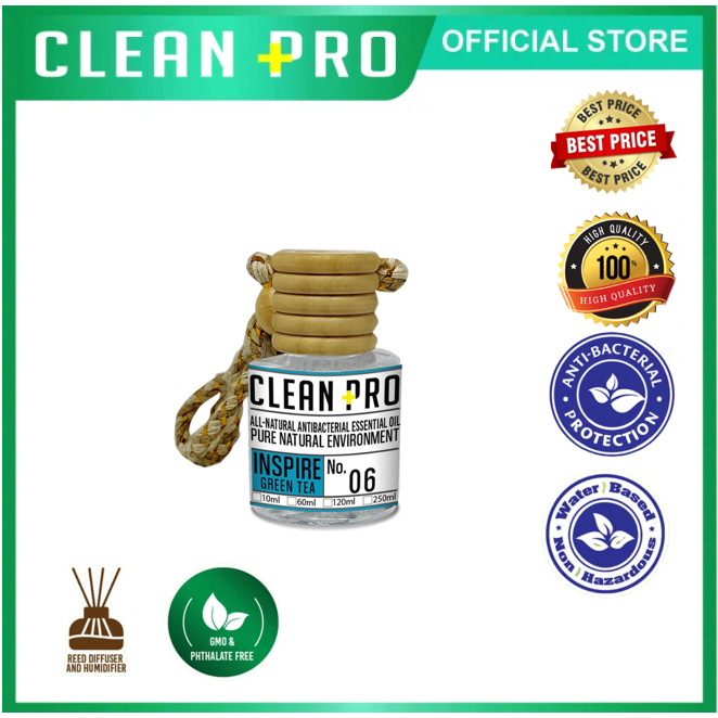 Clean Pro Inspire Green Tea Scent Hanging Diffuser 10ml | Shopee ...