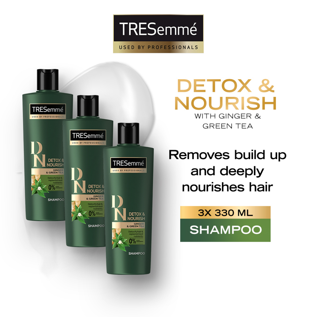 Tresemme Detox & Nourish Shampoo 330ml x3 Shopee Philippines