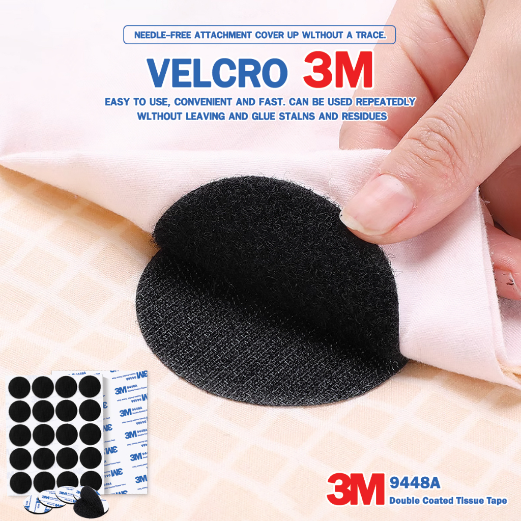 Self Adhesive Velcro Dot Magic Tape Double Sided Velcro Tape Nylon