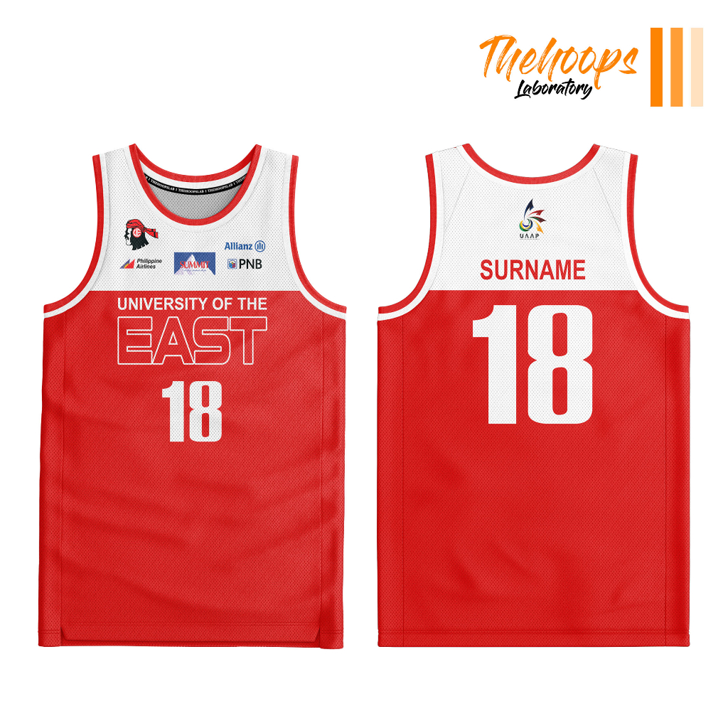 THL X UE Red Warriors Season '85 Full Sublimated Basketball Jersey ...