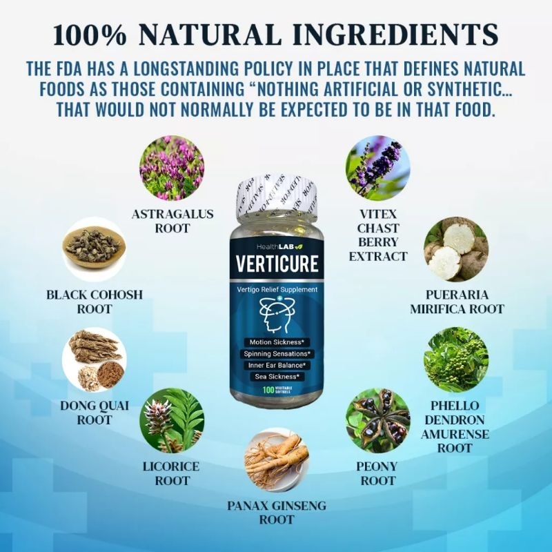 VERTICURE Motion Sickness,Dizziness, Migraine,Vertigo Relief